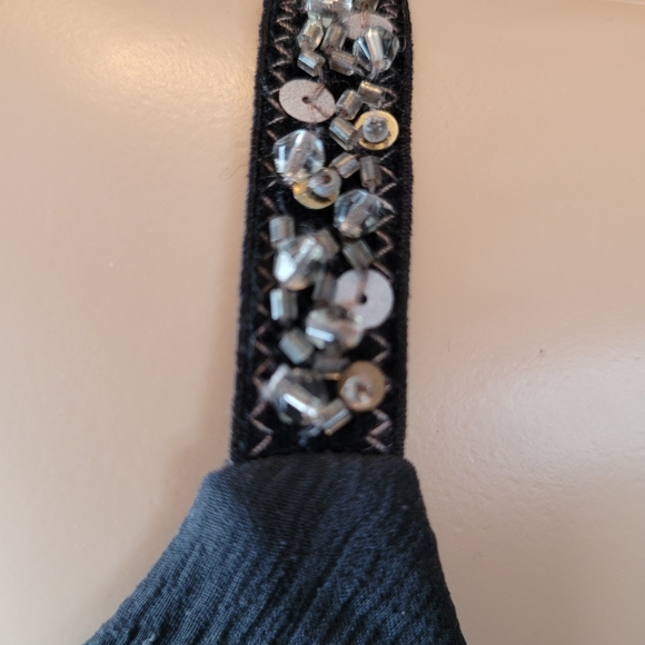 BCBG Maxazria black ruffles dress size S - Picture 5 of 7